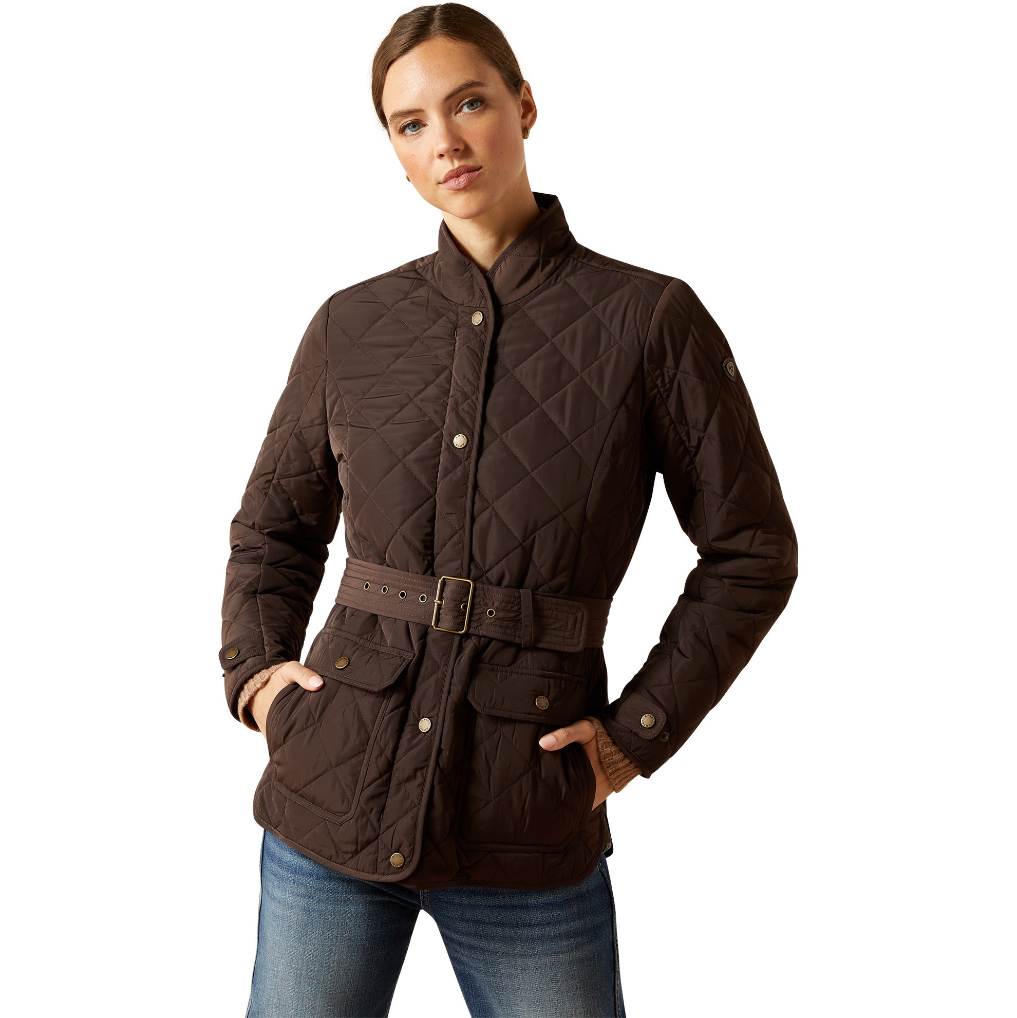 2025 Ariat Womens Woodside Jacket 10062691 - Coffee Bean